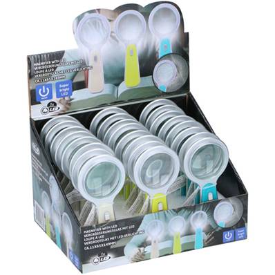 Loupe avec LED et Interrupteur On/Off 6,5 Cm