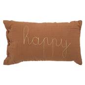Coussin Rect. Double Gaze Nois. 