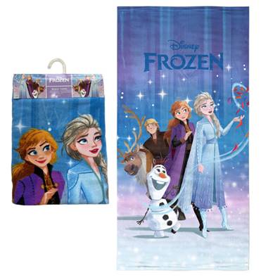 Serviette de Plage Frozen Reine des Neige 70x140 Cm 100% Microfibres