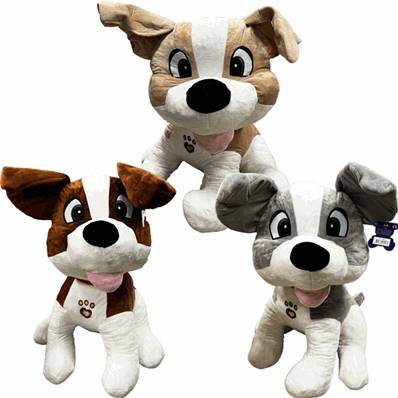 Chiens Assortis x 3  28 Cm