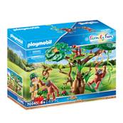 PLAYMOBIL - Orangs Outans Avec Grand Arbre