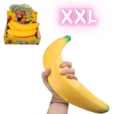 Squishy Banane XXL Antistress 37 x 7 x 7 Cm