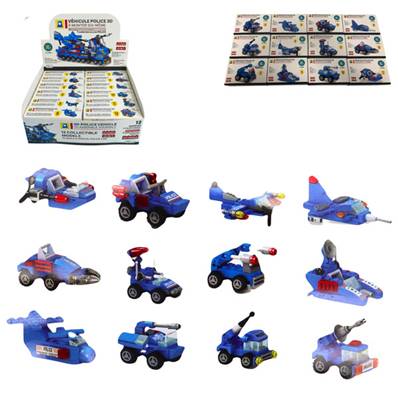 Puzzle Police 12 Modèles Assortis