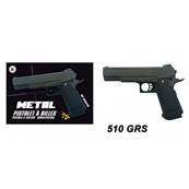 Pistolet à Billes Métal 23 Cm 510 Grammes