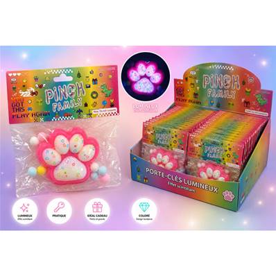 Squishy Patte de Chat Lumineux