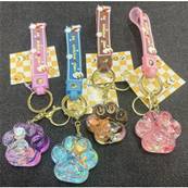 Porte-clés Luxe Eau Patte de Chat