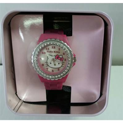 Montre Rose Diamants HELLO KITTY