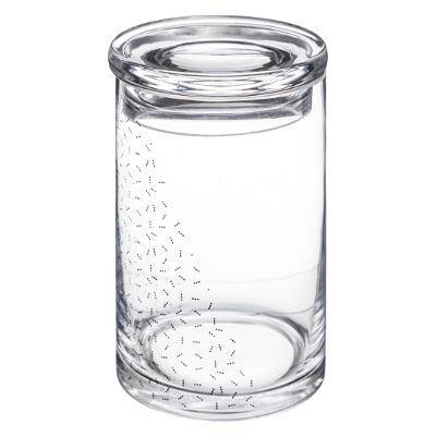 Bocal Verre Contemporain H16cm