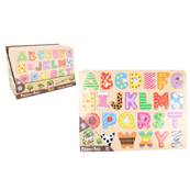 Puzzle Bois Alphabet Decore