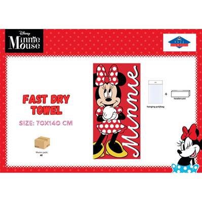 Serviette Minnie 70 x 140 Cm