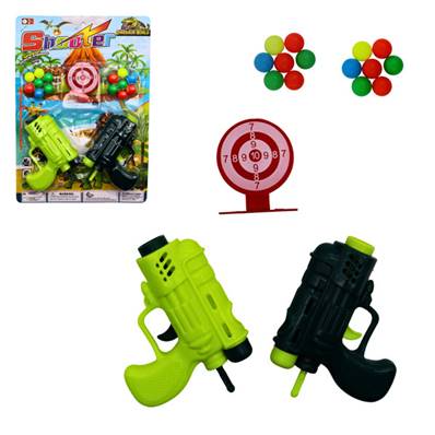 Blister 2 Pistolets Bowling 12 Cm