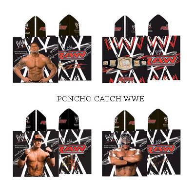 Poncho 60 x 120 WWE 6 mod.ass.