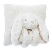 Coussin avec Plaid Lapin 