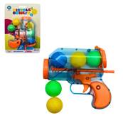 Blister Pistolet Bowling 14,5 Cm avec 5  Balles