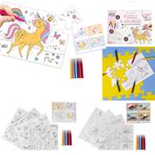 Puzzle à Colorier et Feutres