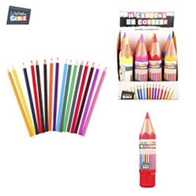 Crayon Trousse avec 16 Crayons de Couleurs