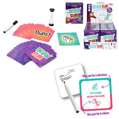 Jeu De Cartes Devin Fun X60 Cartes 