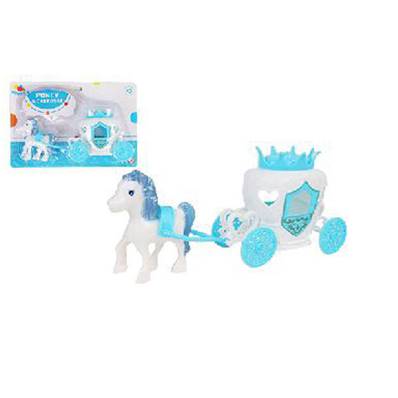 Blister Carrosse avec Cheval 18 x 8 Cm