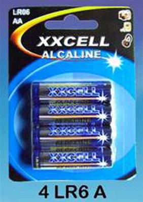 Bl 4 piles LR06 alc. XXCELL