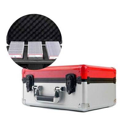Valise Pour 42 Cartes Gradées Collect Box Red & White Phoenix Shield©