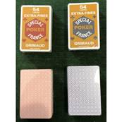 Jeu de 54 Cartes Special Poker Grimaud