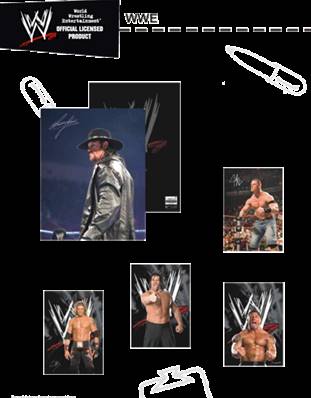 Carnet 40 pages Lignes WWE Catch