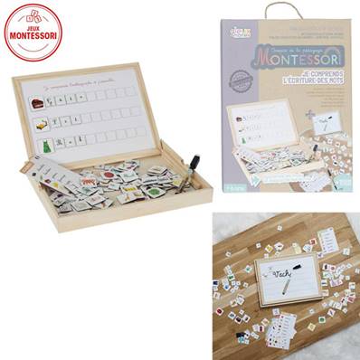 Tableau en Bois Je Comprends Les Lettres