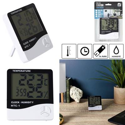 Station Thermometre et Hygrometre Interieur