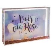 Cadre Glitter A Eau 10x15 (modèle aléatoire rose ou bleu)