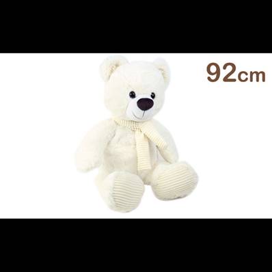 Peluche Ours Star 92 Cm Creme