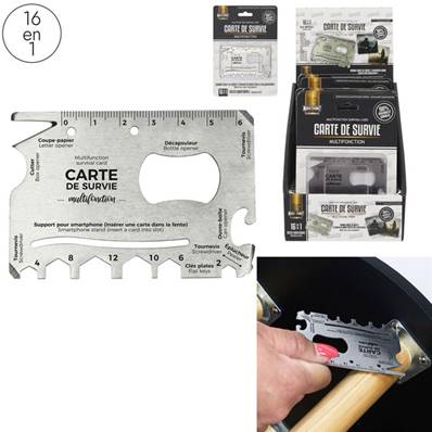 Carte de Survie Multifonction