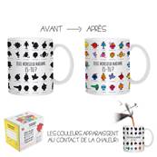 Mug Couleur Changeante Chaleur Mr/Mme