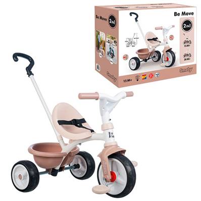 Tricycle Be Move Beige - Evolutif 2 En 1