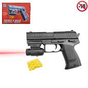Pistolet à Billes 15 Cm Avec Laser 