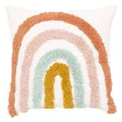 Coussin Carré Arc En Ciel 