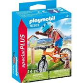 Playmobil Cycliste avec Marmotte