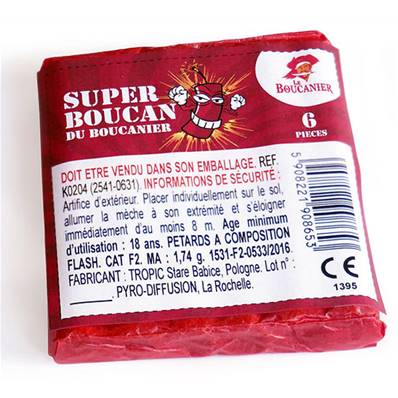 Super Boucan du Boucanier - 40 Paquets de 6 Pétards