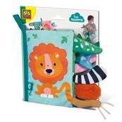 Livre en Tissu Sensoriel avec Queues d'Animaux