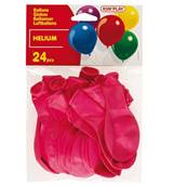 Sachet 24 Ballons Helium Rouges