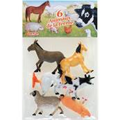 Sachet 6 Animaux Ferme