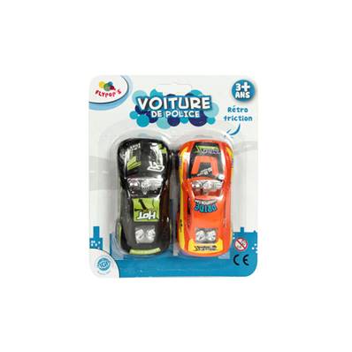 Blister 2 Voitures Racing 9,5 Cm RF