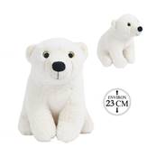 Peluche Ours Polaire 23 Cm