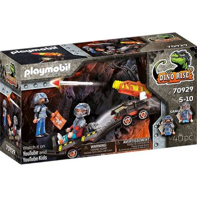 Playmobil - Vehic. De Tir Pour Dino Mine