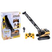 Bte/ Rc  2.4Ghz  6Ch - 1/12 - Grue Sur Chenille 36Cm - Lumineux 