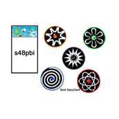 Sachet Toupie Laser 6 Cm 3 Couleurs Assorties