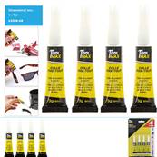 Blister 4 Tubes Colle Fixe Tout Glue 3 Grammes