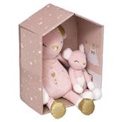 Coffret Peluche Souris Maman bebe 