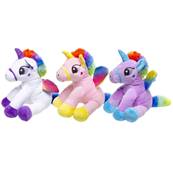 Peluche Licorne Arc en Ciel 19 Cm