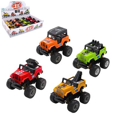 Voiture Tout Terrain 4x4 Métal 8 Cm