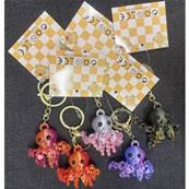 Porte-clés Animaux 3D Pieuvres